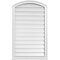 Ekena Millwork Arch Top Surface Mount PVC Gable Vent w/ 2"W x 2"P Brickmould Sill Frame, 24"W x 38"H GVPAR24X3803SN - alternate 1